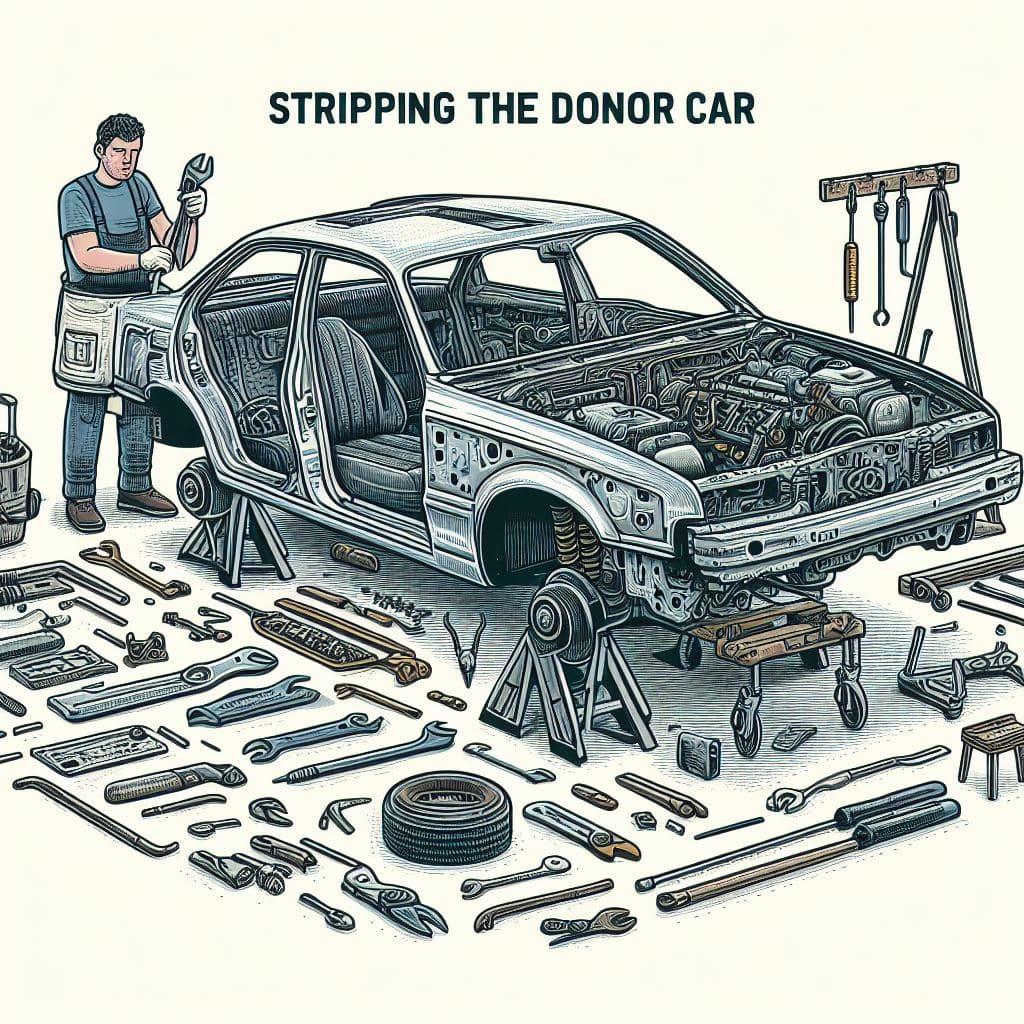 Stripping the Donor Car