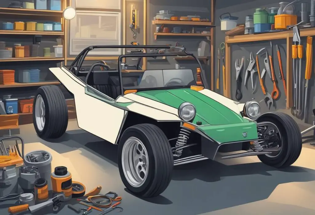 Components of a VW Dune Buggy Kit