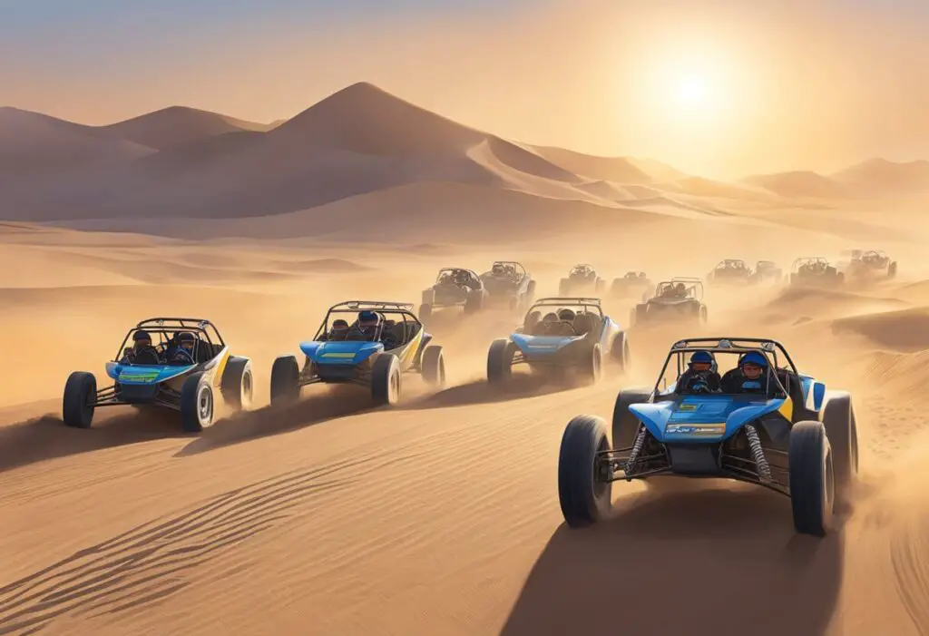 Preparing for a Dune Buggy Race